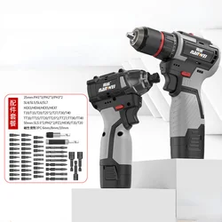 Nanwei Brushless Lithium Electric Drill 16.8V Rechargeble Electric Drill for Use Set Handle Cordless Electric Screwdriver