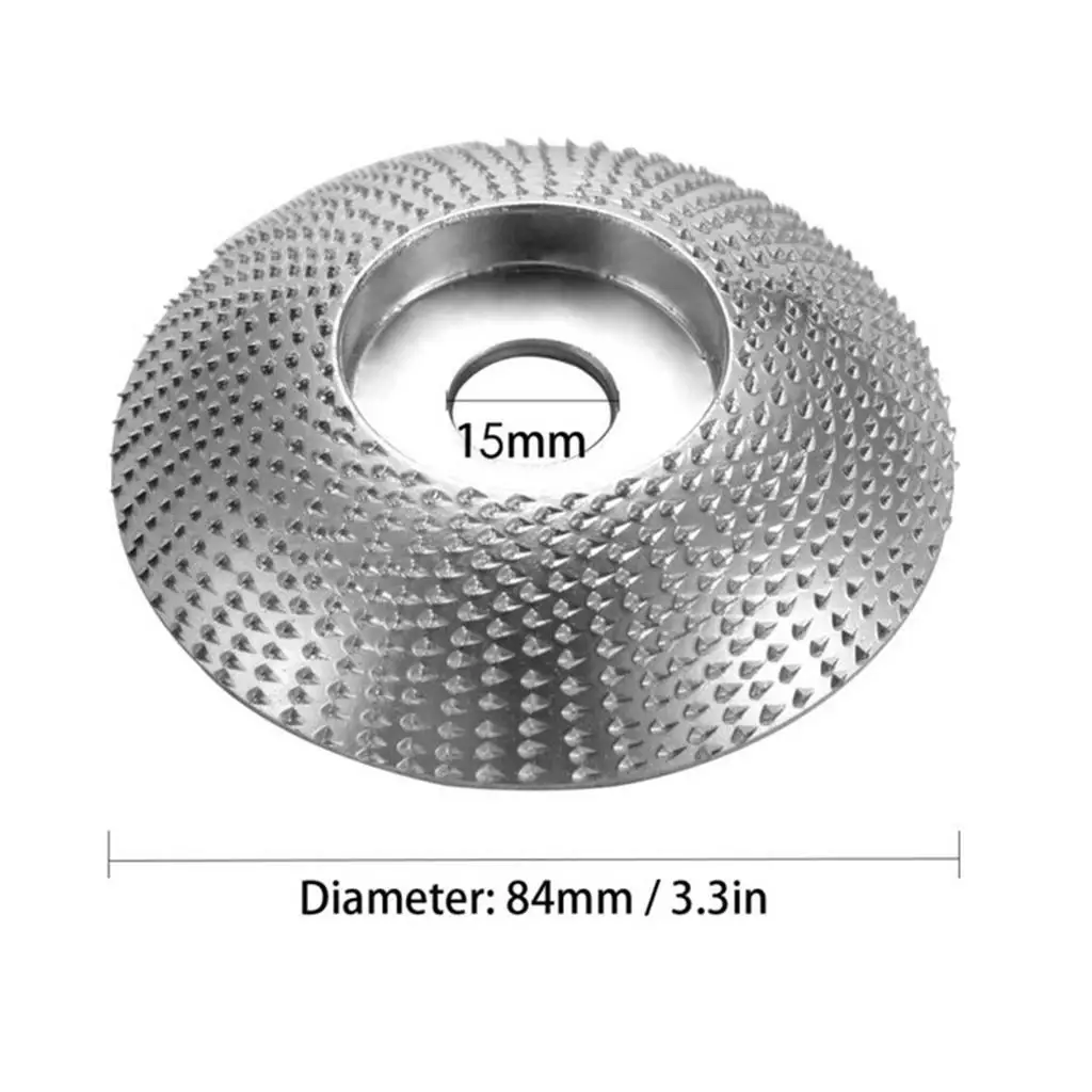 Professional Carbon Steel Angle Grinder Shaping Disc Sanding Woodworking Milling Cutter Accessory for Furniture Restoration