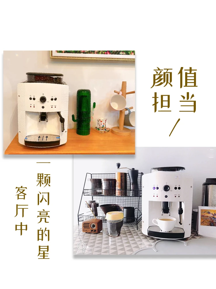 Household Small Automatic Grinding Coffee Machine Italian Frothed Milk Office