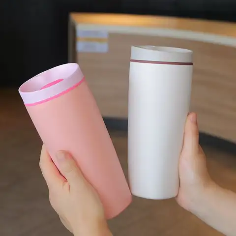 Durable Stainless Steel Thermos Bottle Portable Reusable Vacuum Insulated Cup Leak-Proof Fashion Sports Kettle Outdoor