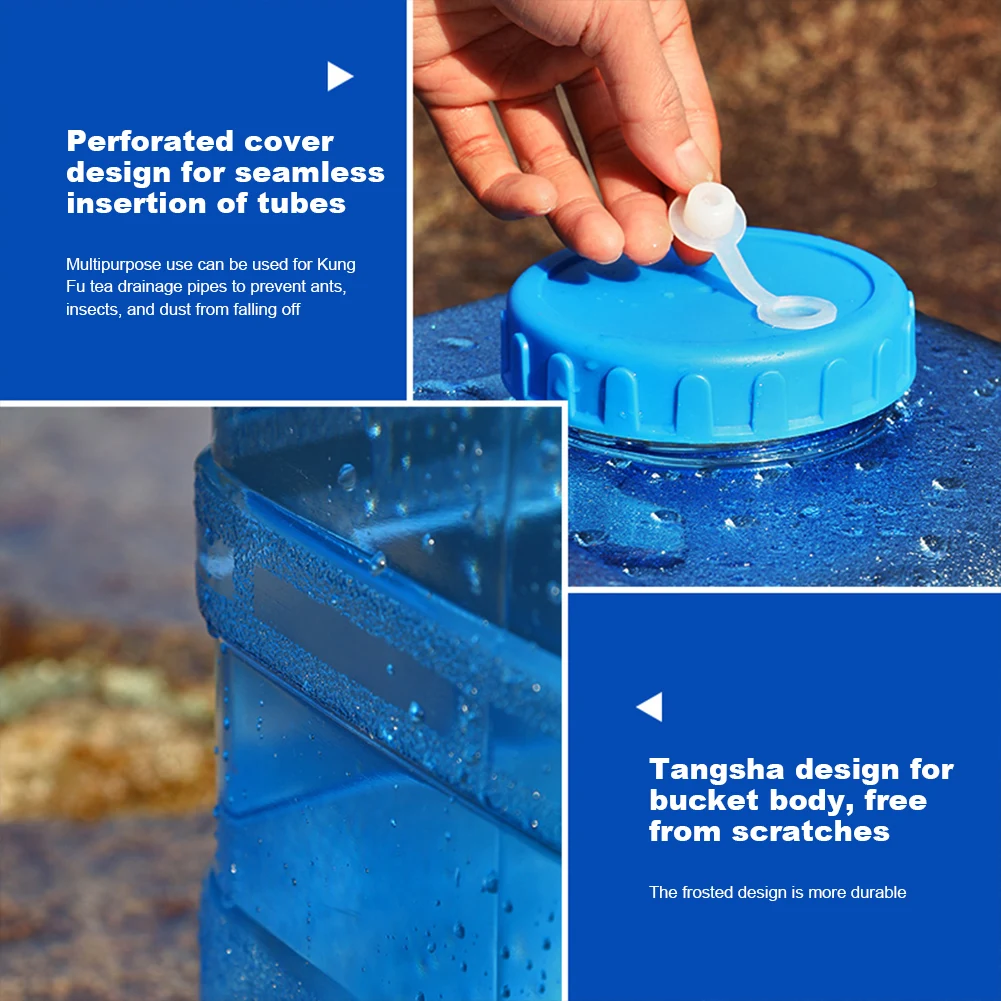 28L 25L دلو للمياه النقية سعة كبيرة حاوية تخزين المياه الغبار التخييم دلو للماء لجولة القيادة الذاتية
