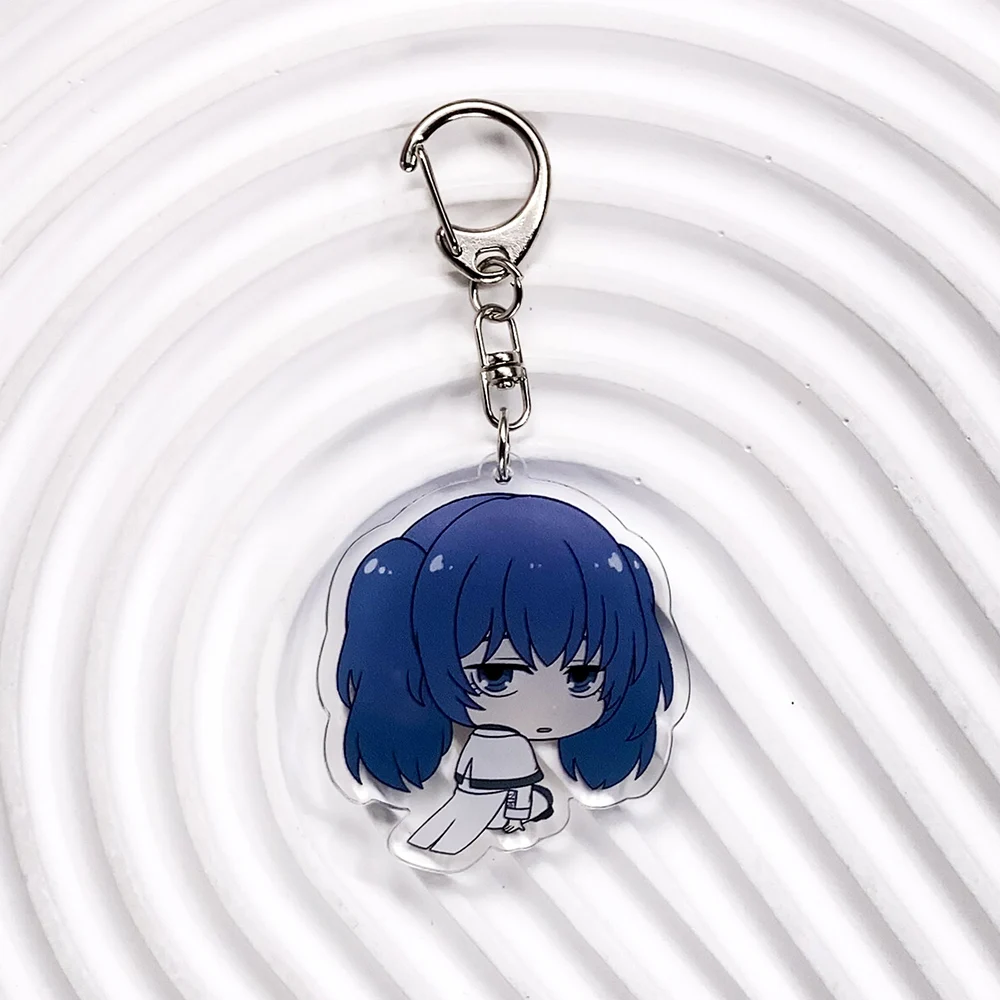 9PCS Anime Tokyo Ghoul Acrylic Keychain Cartoon Creative Bag Charms Accessories Funny Backpack Pendant Key Holder Friend Gifts