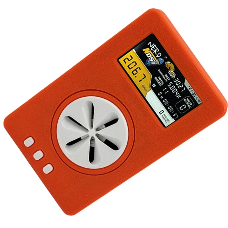Nerdnos One Nerdminer 200GH/S 8W Bitcoin Solo Lottery Miner Conexão Wifi BTC Asic Miner