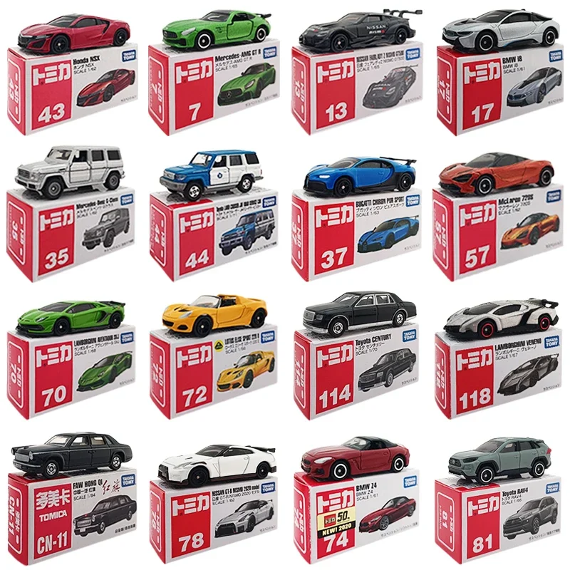 TAKARA TOMY ของเล่นสําหรับชาย TOMY Bugatti Benz รถเด็ก Honda Aston Martin Lamborghini ของเล่นรถ Tomica กีฬารถของเล่น 1/64