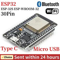 초저전력 소비 듀얼 코어 마이크로 USB C ESP-32 ESP-32S 개발 보드, 와이파이 및 블루투스 모듈, ESP 32