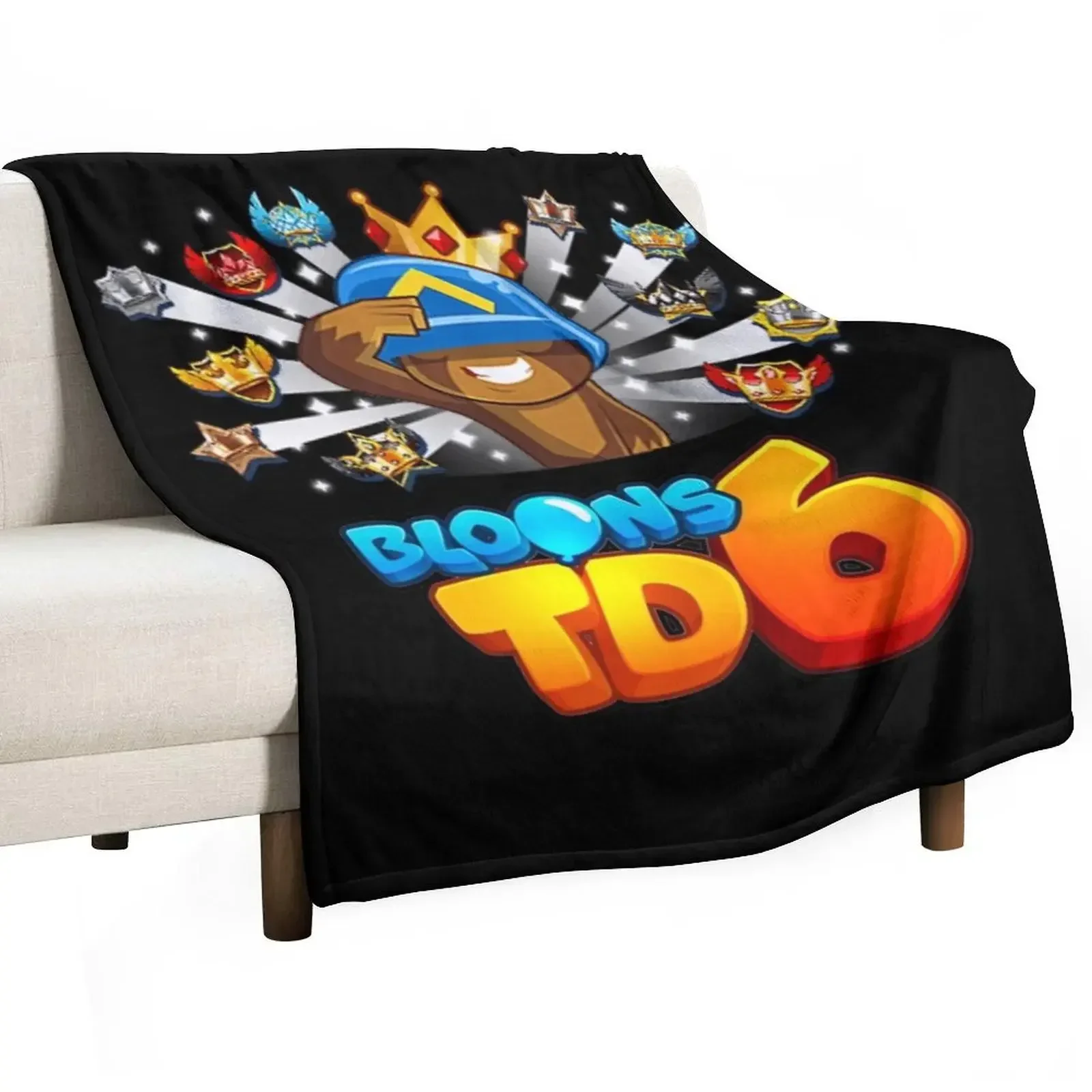 

Bloons Td 6 For Kids Throw Blanket Picnic manga Blankets