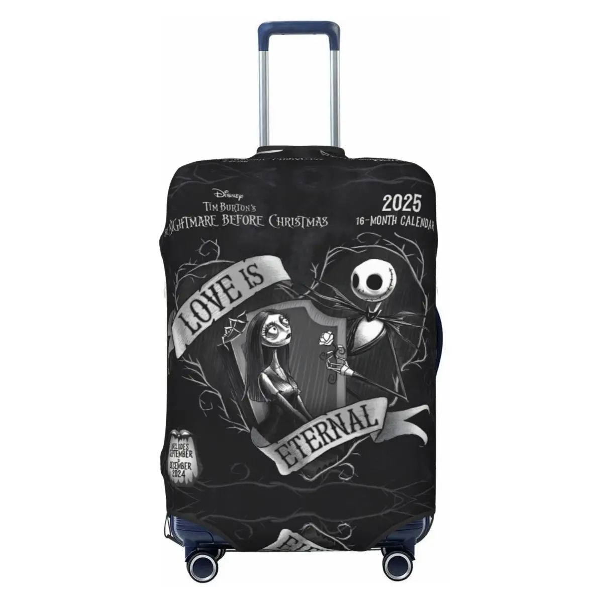 

Custom The Nightmare Before Christmas Tote Bag Women Big Capacity Gothic Jack Skellington Pattern Gym Beach Travel Bags
