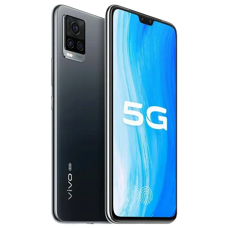 Vivo S7 5G Android CPU Snapdragon 765G شاشة 6.4 بوصة ROM 128GB 64.0MP كاميرا 4000mAh 33W شحن هاتف مستعمل أصلي