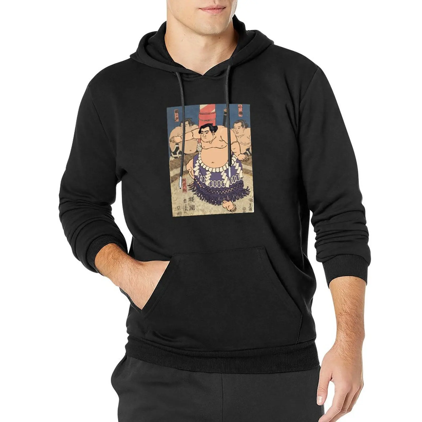 

Sumo Wrestler Japanese Sumo Wrestling Match Sumo Art Japan Sport Pullover Hoodie hooded shirt tracksuit men