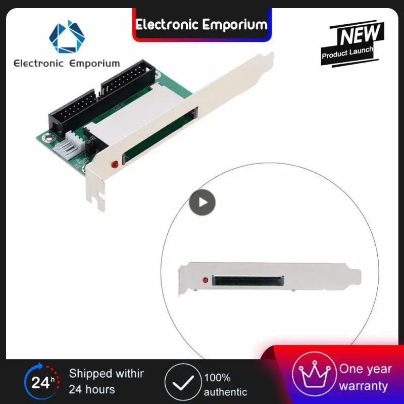 CF Compact Flash Card para 3.5 IDE, Adaptador Conversor, PCI Suporte, Painel traseiro, 40 Pin