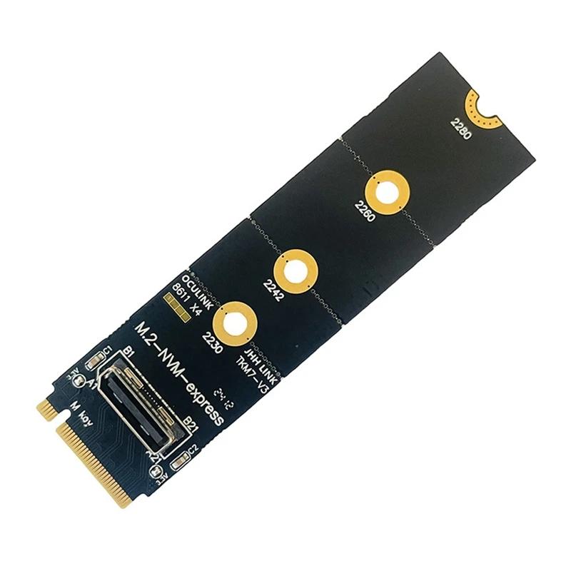 

For M.2 NVME To Oculink Female SFF-8612 Adapter PCI-E X4 Adapter Card Support DOCK-OC4 For 2.5Inch NVME U.2(SFF 8639)SSD