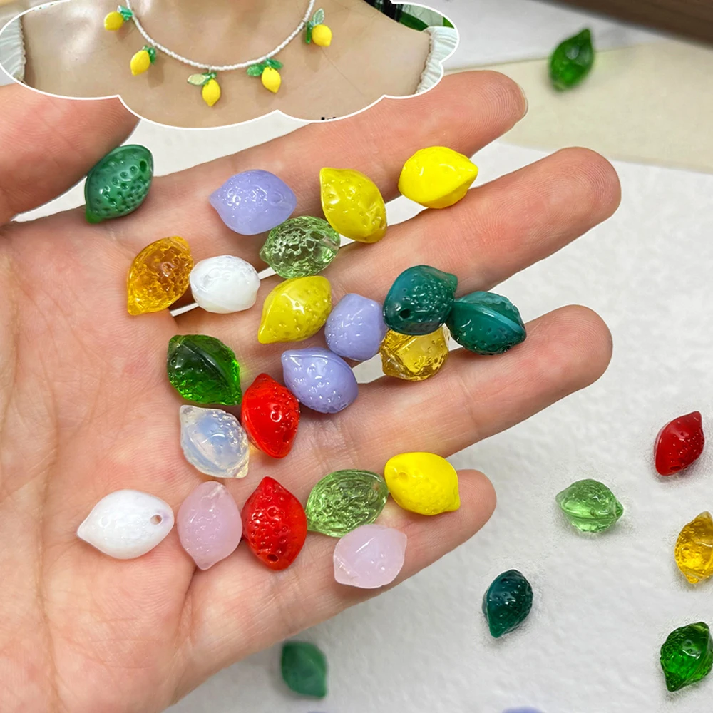

Cordial Design 100Pcs 14*14MM DIY Czech Glass/Bohemian Crystal Beads/Hand Made/ewelry Findings & Components/Lemon Shape #18614