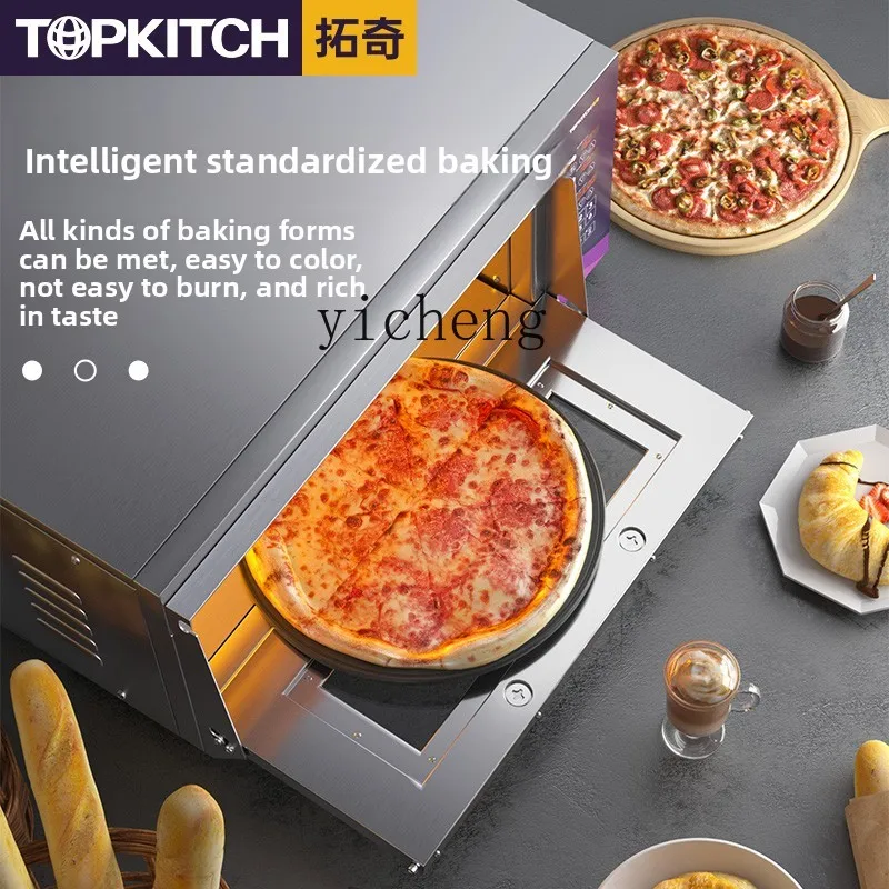 TQH oven commercial one layer two layers two plates baking large capacity pizza bread egg tart oven