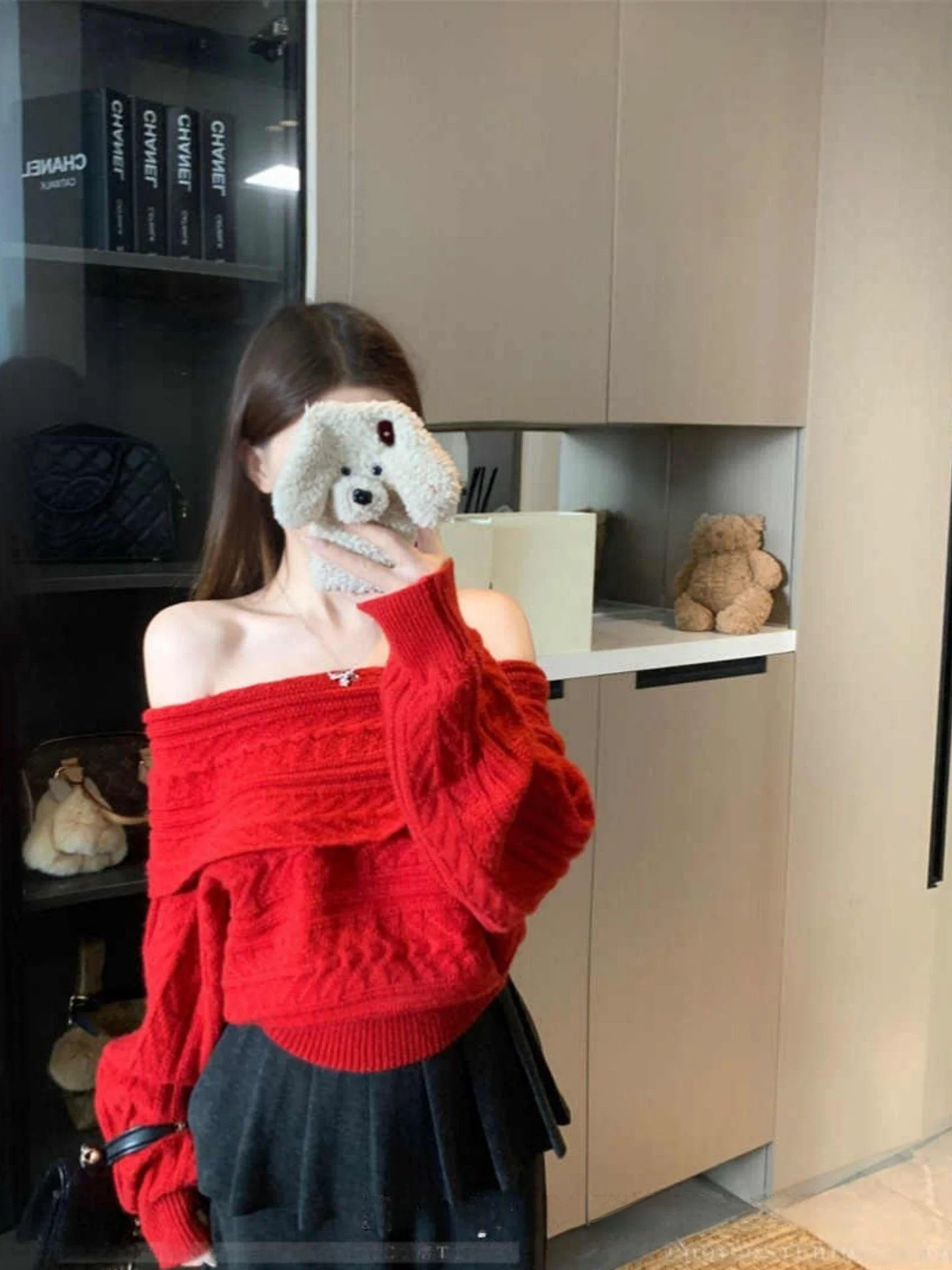 

Модный вязаный свитер, женский новый свитер Sle Lazy Faion, твист-пряжа, одно плечо, базовый топ, корейская версия, длинный цвет све