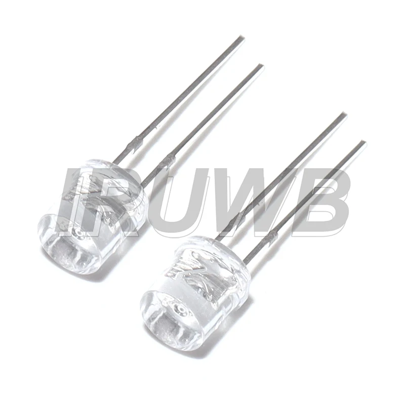 100Pcs 5mm  9 Colors Lights Flat Top LED Diode Bright Bulb Lamps Electronics Components Indicator Light Emitting Diodes