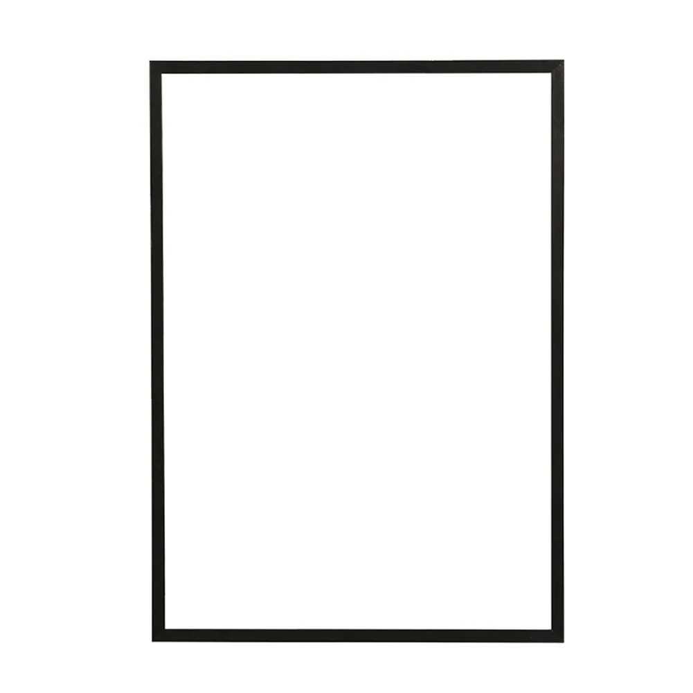 Home D cor Photo Frame Modern Poster Frame Simple Thin Edge 1pcs Aluminum Alloy Anti-drop Black Certificates Home