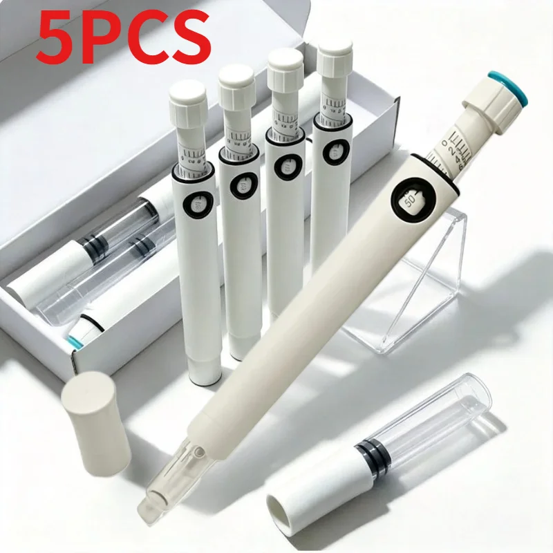 d7-50iu-dual-chamber-disposable-insulin-injection-pen-5pcs-portable-diabetes-use-injector-pen-precise-dosing