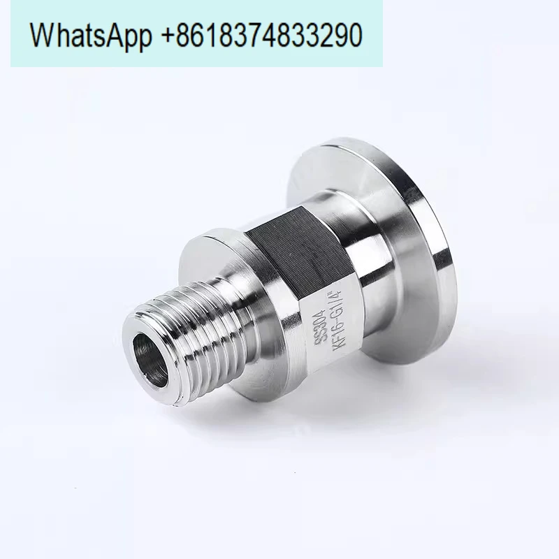 Stainless steel vacuum to G inner and outer wire joint 304 NPT thread 16 quick-loading chuck 40 hexagonal adapter