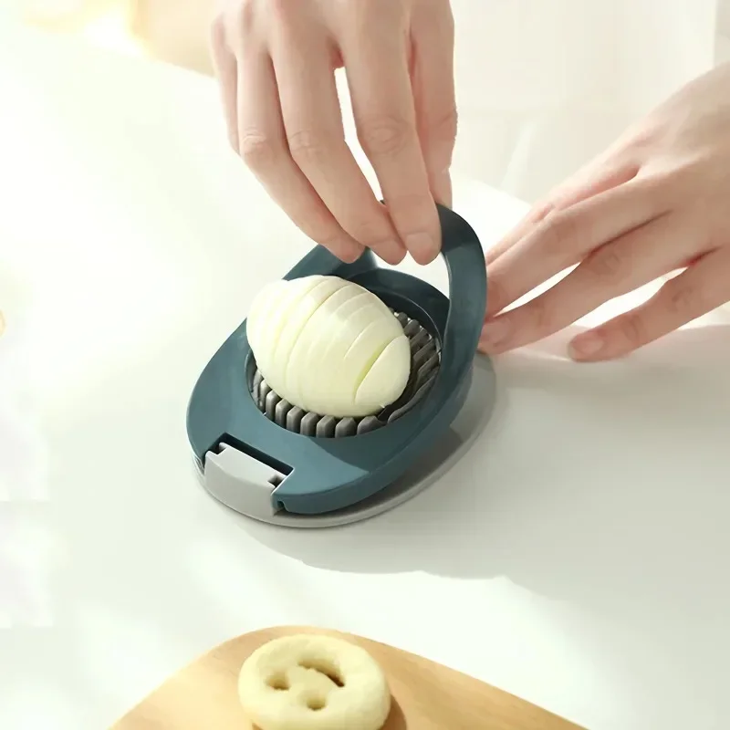 

Multipurpose Stainless Steel Wire Egg Slicer,Egg Slicer For Hard Boiled Eggs, Aluminium Egg Cutter , Fruit Garnish Slicer Whisk