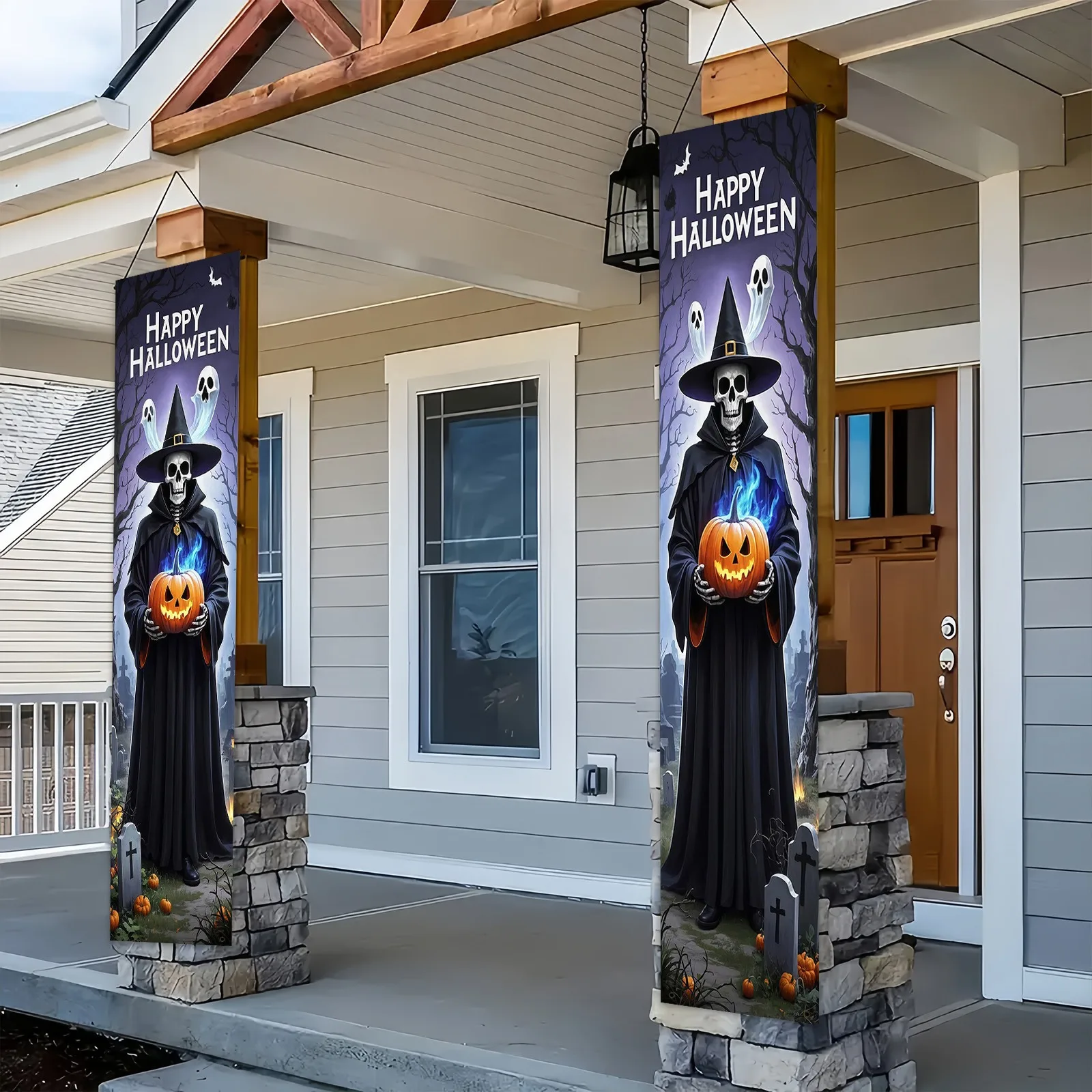 Conjunto de Faixas de Hallowee - Home Security Yard Sign avaliação e preço