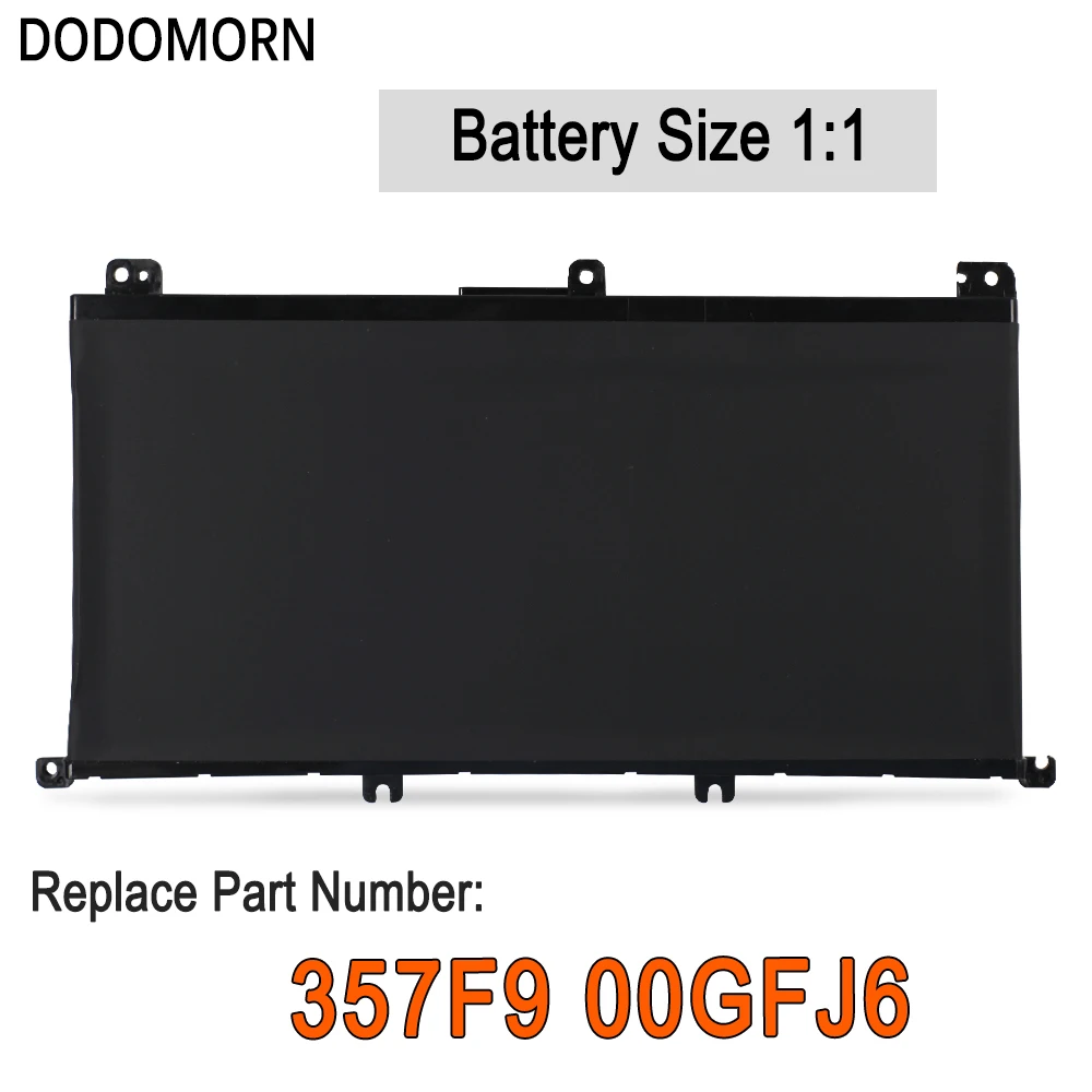 New 357F9 Battery For Dell Inspiron 15 7000 7557 7559 5576 5577 7567 7566 775 9For Dell INS 15PD Series 6460mAh