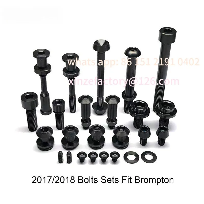 

Titanium alloy screw set for small cloth modification is lightweight