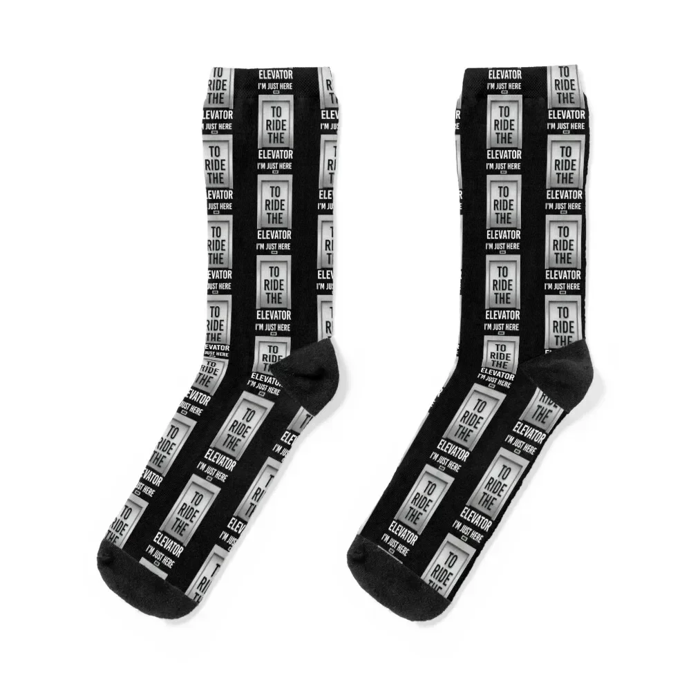 

Elevator Lift Ride The Elevator Socks men cotton high quality sports stockings hip hop designer Men's Socks Luxury Women's