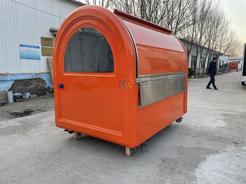 ตู้ขายอาหารริมถนนตู้ขายไอศกรีมตู้ขายอาหารได้เต็มรูปแบบรถเข็นรับพิซซ่ากาแฟ