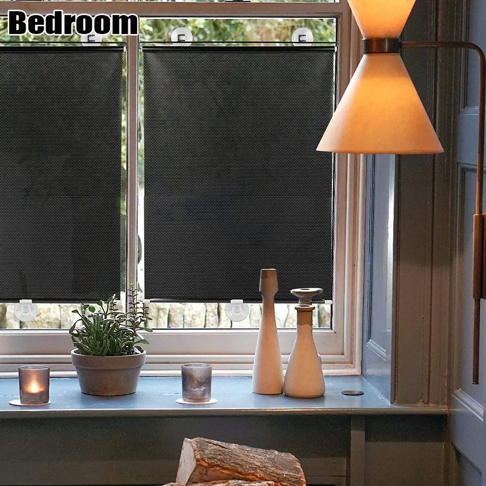 New Sun-shading Curtains Sunshade Cover Universal Roller Blinds Window Roller Curtains Sunshade Roller Blinds Blackout Curtain