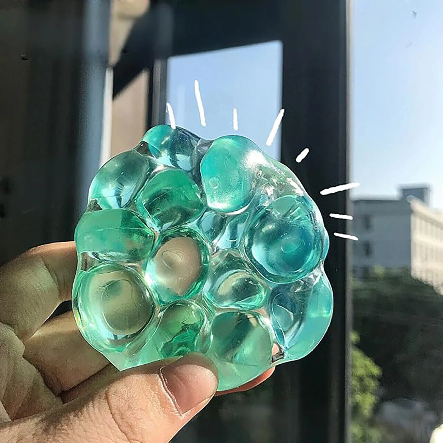 초투명 원석 소음볼은 모양을 만들고, 압력을 풀어주며, 반죽하고, 편안한 도구로 압력을 완화시켜 줍니다.