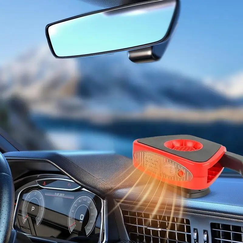 Car Heater Defroster Space Heater Windshield Portable Air Heater Automobile Automatic Thermostat Instant Heating Windscreen