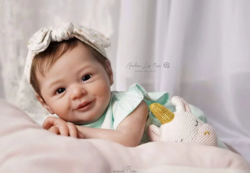 

[Неокрашенный комплект FBBD Customized Limited Supply 20 дюймов Reborn Baby Ava By Ann Timmerman, неокрашенный комплект с тканевым корпусом