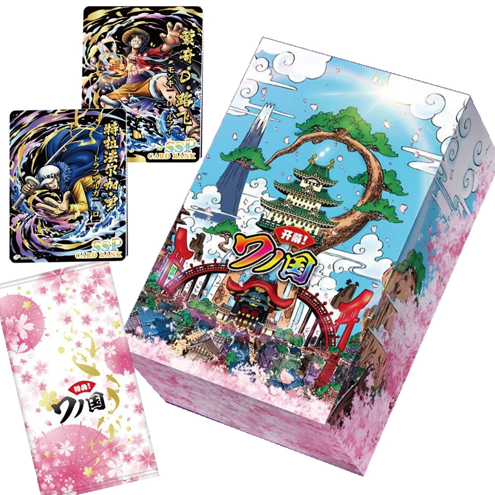 

Genuine One Piece Cards Collection for Children Japan Anime Treasure Hunting Exquisite Rare Limited Cards Toy Boy Festival Gifts