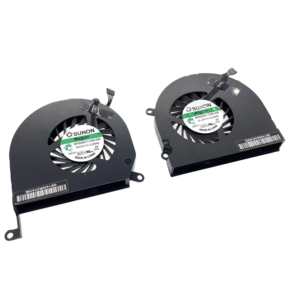 Replacement Fan A1286 Left+Right Side CPU Cooling Fan Compatible for MacBook Pro 15