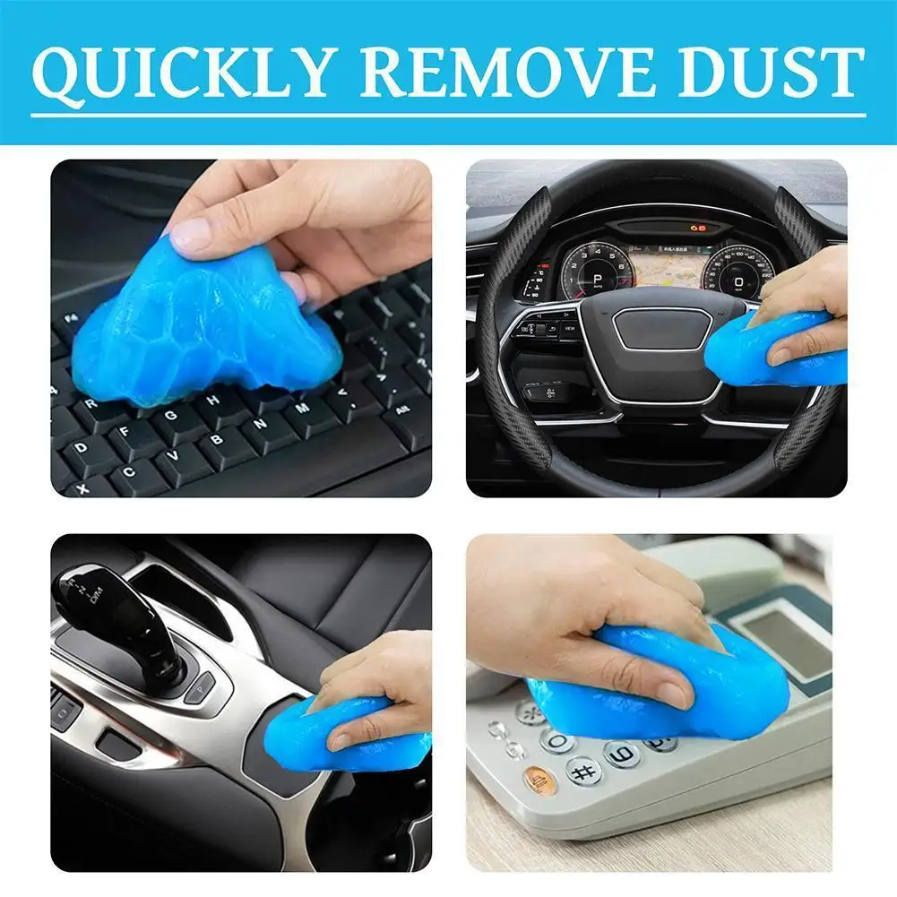 70g Multifunctional Remove Dust Car Air-conditioning Air Outlets Center Console Keyboard Gaps Car Ultralight Nano Cleaning Mud