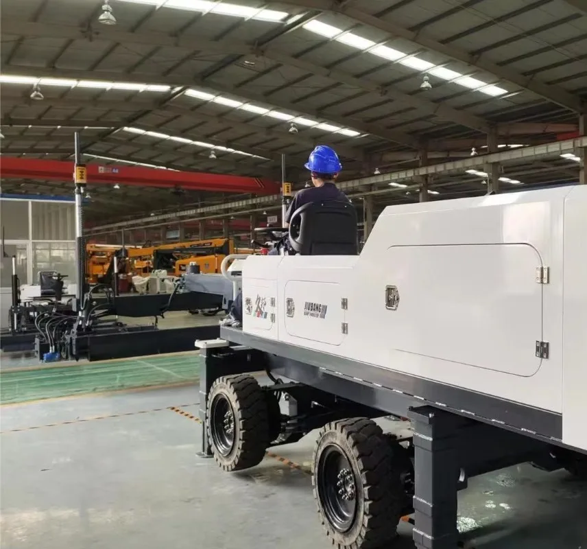 Custom Automatic Concrete Spreader Leveler-Laser Paving Machine 6M Driving Telescopic Boom Plant Concrete Laser Leveling Machine