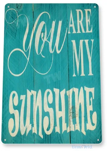 TIN SIGN My Sunshine Blue Beach House Cottage Farm Rustic Décor Kitchen A999 --Tin Sign
