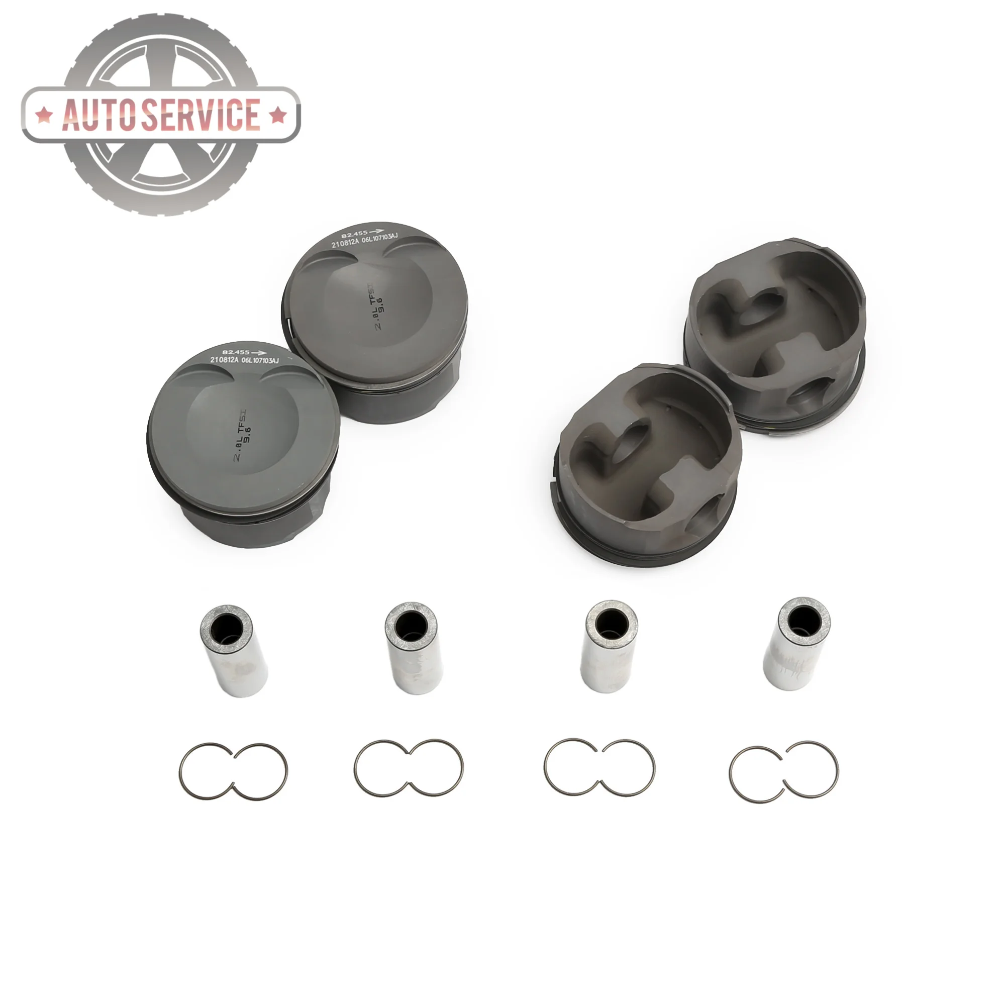 Forged Pistons & Rings Set For VW Beetle Eos Scirocco Audi A3 A5 A8 Q3 Q5 Skoda Superb Seat 06H107065AG 06H107065DE