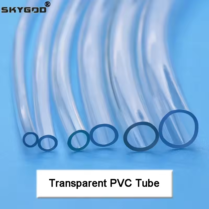 1M/3M/5M transparente PVC-Kunststoffschläuche, hochwertiger Wasserpumpenschlauch, 2, 3, 4, 5, 6, 8, 10, 12, 14, 16, 18, 20, 25 mm Innendurchmesser, PVC-Schlauch