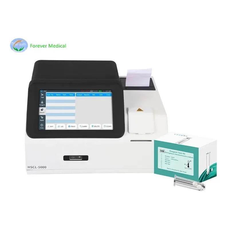 Hospital And Laboratory Equipment Hormones Testing Machine POCT Chemiluminescence Immunoassay Analyzer