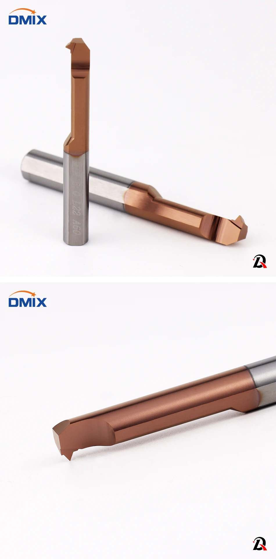 DMIX MIR 60 ° 55 ° Bohrer für Gewindeschneiden, beschichteter Hartmetall-Mini-Innen-Drehwerkzeug, Kopierwerkzeug für kleine Bohrungen, Wolframstahllegierung – Detail 6