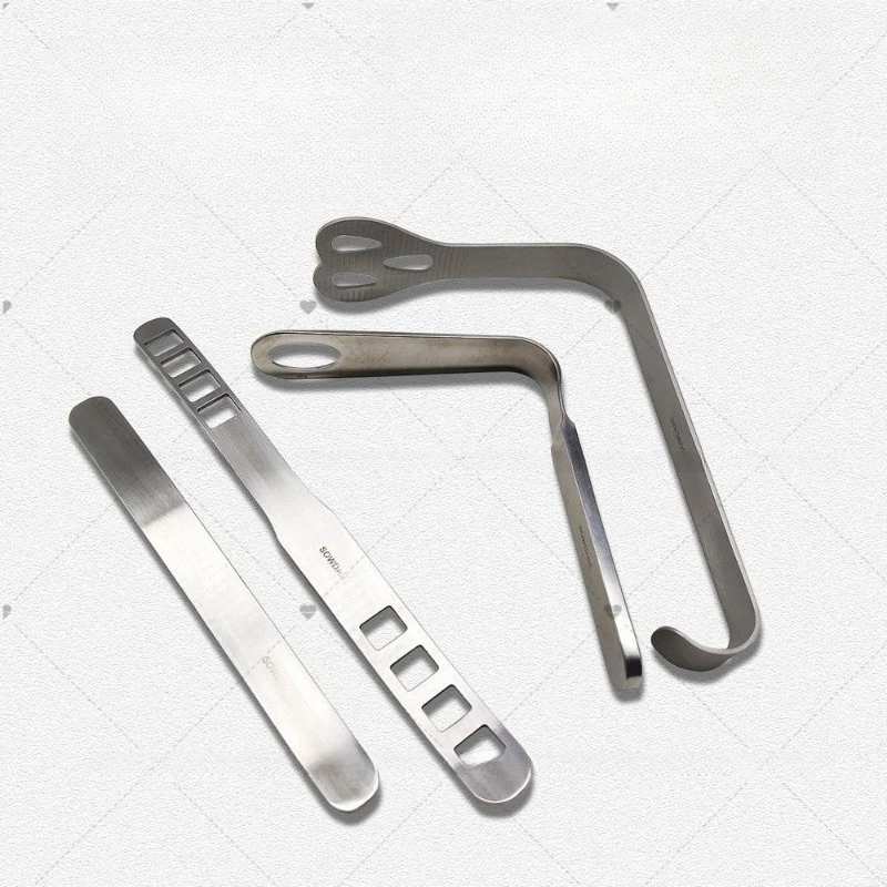 Lab Bruenings Tongue Depressor Cheek Retractors Lab Instruments Stainless Steel Tooth Muscle Training Tools.