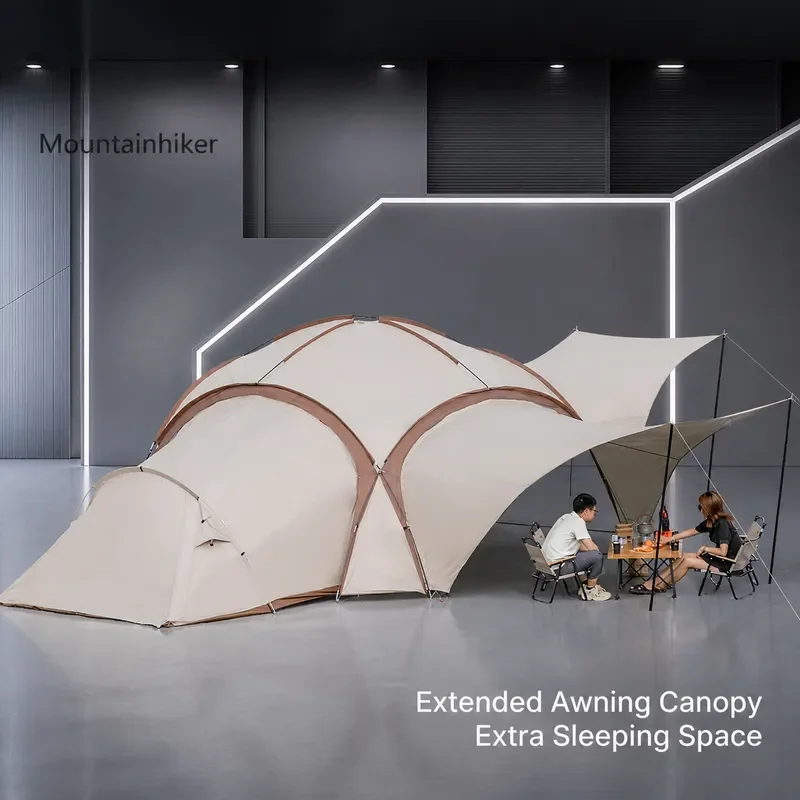 for Mountain Guest Outdoor Camping Rain Sun Protection Canopy 150D Silver Coated Oxford Cloth Tent Ball Dome Bedroom