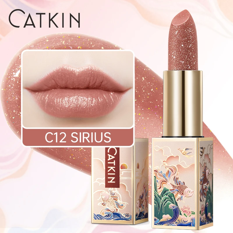 CATKIN SPARKLING LIP BALM MOONLIGHT COLOR-CHANGING LIP STICK - NEW SERIES image 3