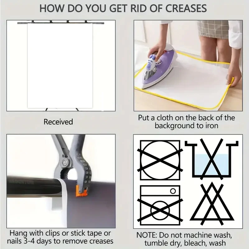 مادة الفينيل الأبيض الصلبة خلفية التصوير الفوتوغرافي المهنية استوديو اطلاق النار لايف عيد ميلاد حفل زفاف الحدث خلفية الصورة