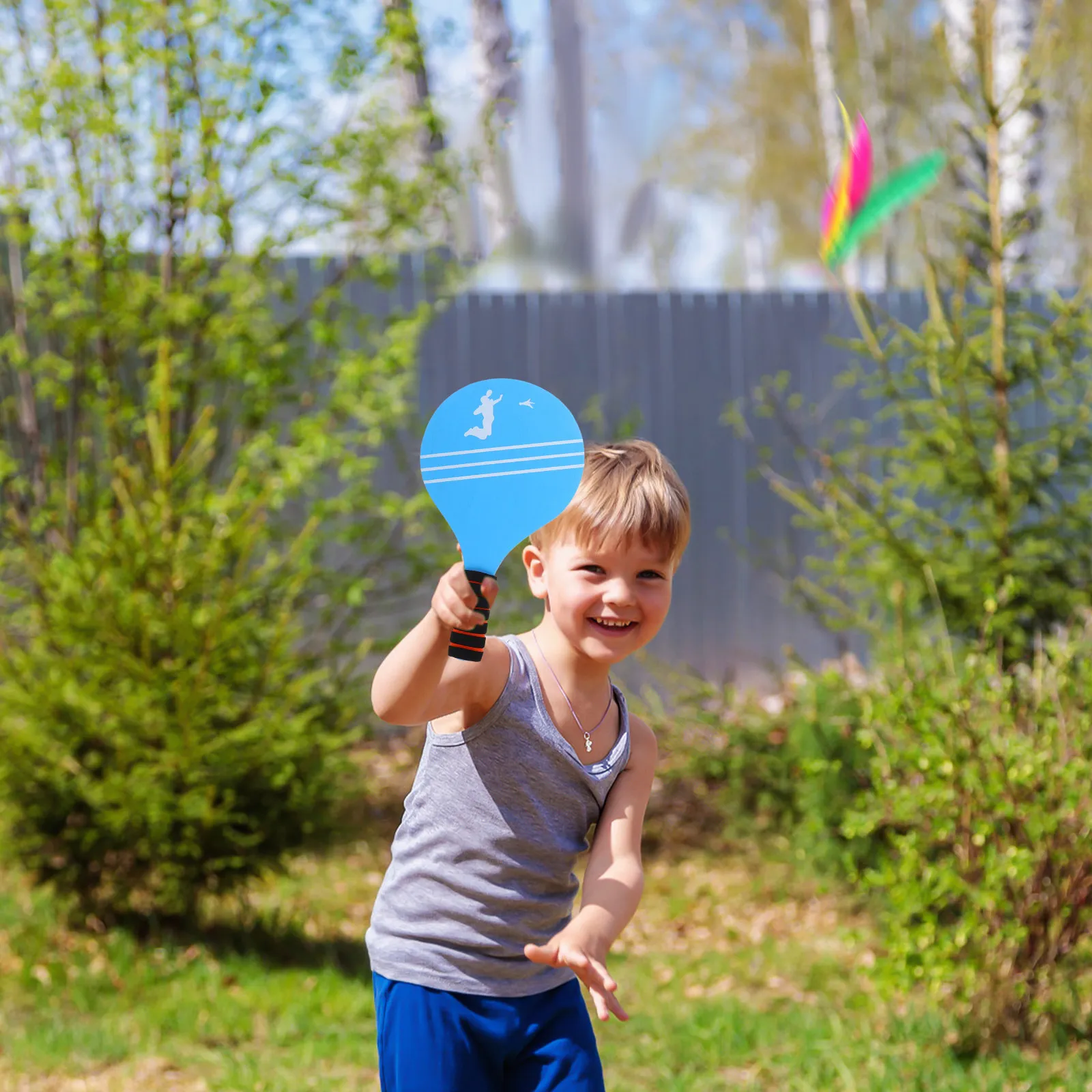 

1Set Children Badminton Racket Set Indoor Friendly Lightweight Rackets Shuttlecock Games Physical Activity Coordination Reaction