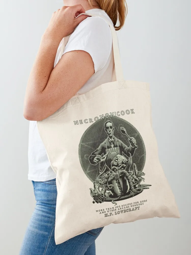 Necronomicook Tote Bag Большая сумка Shopper Тканевая сумка на заказ University Shopper