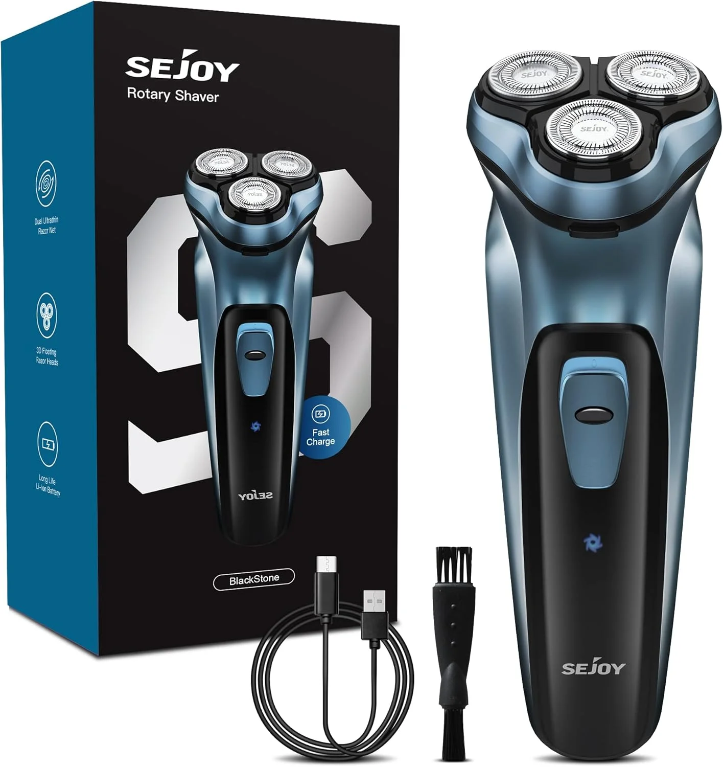 Sejoy Electric Razor for Men Rechargeable Electric Razor Shaving Machines  Mens Electric Shavers,