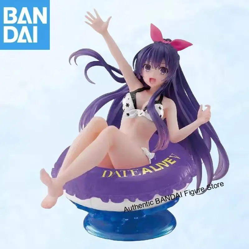 

Подлинная Bandai Namco Banpresto Taito Date A Live Yatogami Tohka, купальник Aqua Float для девочек, настольная коллекционная фигурка, модель игрушки, подарок