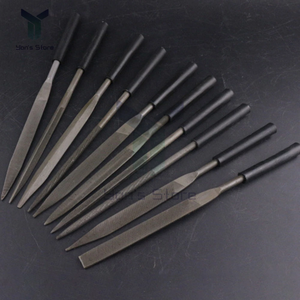 5Pcs/10Pcs Diamond Mini Needle File Set DIY Woodworking Rasp File Needle Jewelry Polishing Carving Diamond File Hand Tools